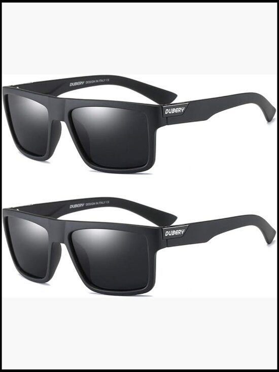 Retro Polarized Square Sunglasses UV400 Protection Driving Fishing